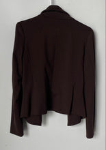 Load image into Gallery viewer, Michael Kors Womens Brown Collared Long Sleeve Double-Breasted Blazer Size XS
