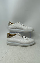 Load image into Gallery viewer, Geox Respira Womens D Ophira White Gold Lace-Up Low Top Sneaker Shoes Size 9
