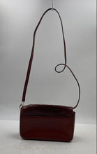 Load image into Gallery viewer, Authentic Etienne Aigner Womens Dark Brown Leather Crossbody Purse Stained
