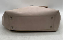 Load image into Gallery viewer, Abbott Lyon Womens Light Pink Pebbled Leather Flap Over Top Handle Tote Handbag
