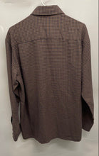 Load image into Gallery viewer, Bugatchi Uomo Mens Brown Plaid Print Long Sleeve Button-Up Shirt Size M
