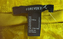 Load image into Gallery viewer, Forever 21 Womens Yellow Elastic Waist Pull-On Short A-Line Skirt Size Large
