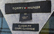 Load image into Gallery viewer, Tommy Hilfiger Mens Multicolor Plaid Classic Fit Flannel Button-Up Shirt Size M
