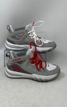 Load image into Gallery viewer, Unitus Unisex Judah 2 Gray Red Lace-Up Mid Top Basketball Shoes Size M 5.5 W 7
