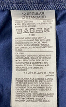Load image into Gallery viewer, Old Navy Womens Blue Flat Front Slash Pocket Mid-Rise Ankle Pants Size 12
