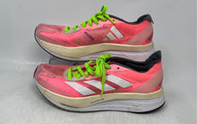 Load image into Gallery viewer, Adidas Womens Adizero Boston 11 Pink Green Lace-Up Sneaker Shoes Size 9.5
