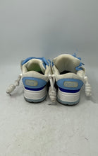 Load image into Gallery viewer, Unbranded Womens White Blue Low Top Lace-Up Platform Sneaker Shoes Size 41

