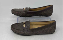 Load image into Gallery viewer, Michael Kors Womens Everett Brown Signature Slip-On Loafer Shoes Size 8.5M
