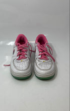 Load image into Gallery viewer, Nike Kids Air Force 1 Low White Pink Leather Lace-Up Sneaker Shoes Size 1.5Y
