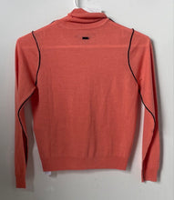 Load image into Gallery viewer, Armani Exchange Girls Orange Long Sleeve Knitted Pullover Sweater Size 10A

