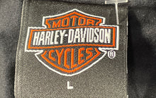 Load image into Gallery viewer, Harley-Davidson Mens Black Cotton Short Sleeve Crew Neck Pullover T-Shirt Size L
