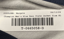 Load image into Gallery viewer, Champion Mens Blue Penn State Nittany Lions Football Pullover Jacket Size XL
