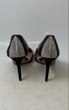 Load image into Gallery viewer, INC International Concepts Womens Black Silver Stiletto D'Orsay Heels Size 8.5M
