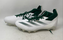 Load image into Gallery viewer, Adidas Mens Adizero Impact IF2481 White Green Lace-Up Football Cleats Size 17
