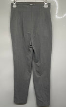 Load image into Gallery viewer, Zara Womens Gray Flat Front Pockets Straight Leg Trouser Pants Size Small
