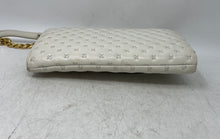 Load image into Gallery viewer, Jennifer Moore Womens White Leather Quilted Inner Pocket Shoulder Purse
