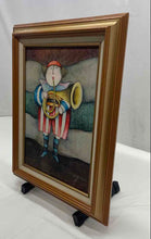 Load image into Gallery viewer, Home Decorative Wall Hanging Framed Puffy Face Musician Art Painting
