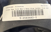 Load image into Gallery viewer, Jones New York Mens Navy Blue Single Breasted Two-Button Blazer Size R48
