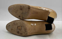 Load image into Gallery viewer, Authentic Tory Burch Womens Beige Leather Block Pump Heels Size 9.5 Stained
