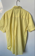 Load image into Gallery viewer, Tommy Hilfiger Mens Yellow Cotton Short Sleeve Classic Fit Button-Up Shirt Sz XL
