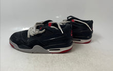 Load image into Gallery viewer, Nike Kids Air Jordan 4 RM FQ7938-061 Black Red Lace-Up Sneaker Shoes Size 6Y
