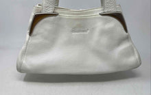Load image into Gallery viewer, Giorgio Ferretti Womens White Leather Double Handle Inner Pocket Shoulder Bag

