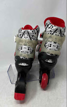 Load image into Gallery viewer, Neon Kids Multicolor Ratchet Buckle Inline Roller Skates Size S 12-2
