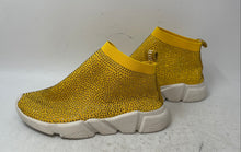 Load image into Gallery viewer, Soreal Womens Yellow Studded Slip-On Sneaker Shoes Size 8 With Dust Bag

