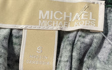 Load image into Gallery viewer, Michael Kors Womens Green Leopard Print 3/4 Sleeve Square Neck Blouse Top Size M
