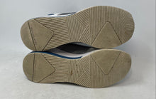 Load image into Gallery viewer, Michael Kors Womens Georgie Silver Blue Denim Leather Sneakers Shoes Size 7M
