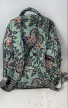 Load image into Gallery viewer, Vera Bradley Womens Green Floral Print Adjustable Shoulder Strap Backpack Bag
