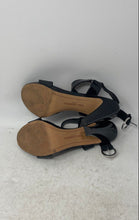 Load image into Gallery viewer, Karl Lagerfeld Womens Cieone Black Leather Buckle Strappy Sandals Size 6.5 M
