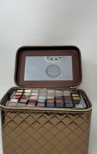 Load image into Gallery viewer, Travel Wardrobe Ultimate All-In-One Cosmetic Makeup Kit In Brown Case
