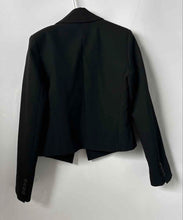 Load image into Gallery viewer, Zara Womens Black Long Sleeve Notch Lapel Double-Breasted Blazer Size XS
