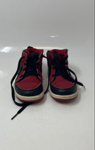 Load image into Gallery viewer, Nike Kids Air Jordan 1 Mid Red Lace-Up Sneaker Shoes Size 10C
