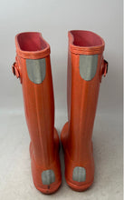 Load image into Gallery viewer, Hunter Kids Orange Round Toe Knee-High Waterproof Rain Boots Size 4B
