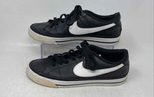 Load image into Gallery viewer, Nike Womens Court Legacy Black White Leather Lace-Up Sneaker Shoes Size 7
