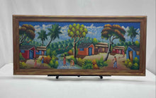 Load image into Gallery viewer, Haitian Folk A Bustling Tropical Village Scene Wall Decor Art Paintings
