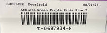 Load image into Gallery viewer, Athleta Womens Purple Straight Leg Trouser Pants Size 2 With Tag

