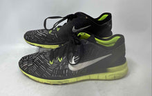 Load image into Gallery viewer, Nike Womens Free 5.0 TR Fit 704695-017 Black Striped Sneaker Shoes Size 9
