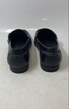 Load image into Gallery viewer, H.S Trask Mens Black Leather Square Toe Slip-On Loafer Shoes Size 10.5 M
