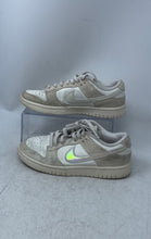 Load image into Gallery viewer, Nike Womens Dunk Low HF5074-133 Sail Iridescent Swoosh White Sneakers Shoes Sz 7
