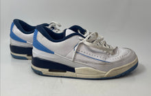 Load image into Gallery viewer, Nike Mens Air Jordan 2/3 White Blue Low Top Lace-Up Sneaker Shoes Size 10
