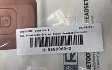 Load image into Gallery viewer, RLX RLX-100 Peach Foldable Function Bluetooth Stereo Headset Factory Sealed
