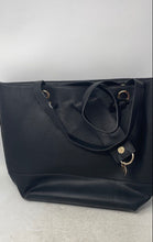 Load image into Gallery viewer, Dune London Womens Black Double Handle Shoulder Tote Handbag

