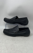 Load image into Gallery viewer, Lacoste Mens Argon Lexi 2 Black Leather Moc Toe Slip-On Loafer Shoes Size 9.5
