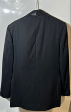 Load image into Gallery viewer, Arturo Calle Mens Black Shawl Lapel Long Sleeve One-Button Blazer Size 37
