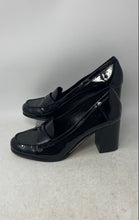 Load image into Gallery viewer, Michael Kors Womens Buchanan Black Leather Block Heel Loafers Shoes Size 11M

