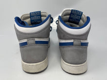 Load image into Gallery viewer, Authentic Nike Boys Air Jordan 1 Retro High OG White Blue Sneakers Shoes Size 6Y
