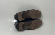 Load image into Gallery viewer, Aristocraft Mens Black Leather Square Toe Slip-On Horsebit Buckle Loafers Size 8
